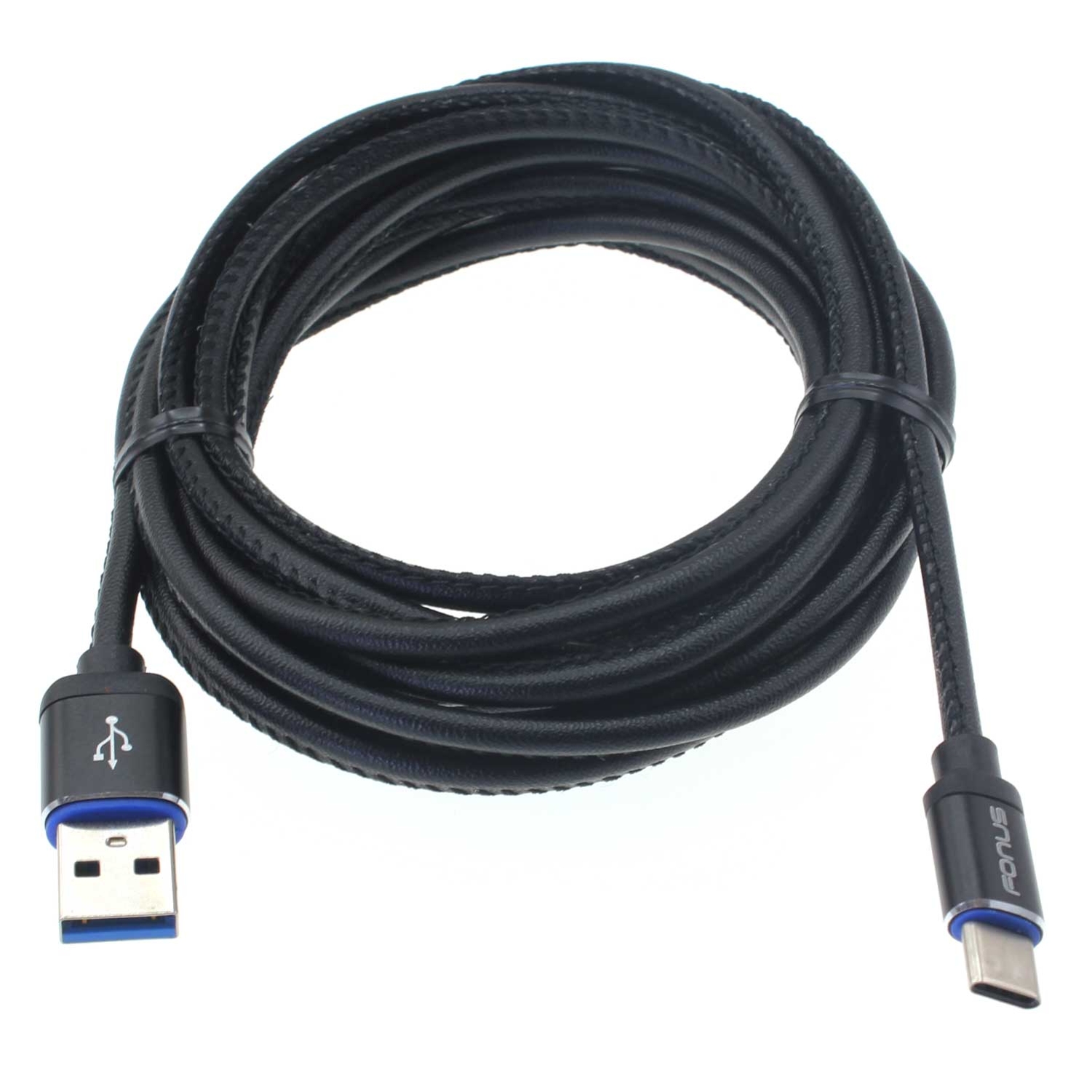 10ft Long USB Cable TypeC Power Cord USBC Fast Charge Wire A6J for