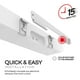 thumbnail image 2 of Soporte de barra de sonido Sound Bass para barra de sonido Sonos Ray, blanco, 2 of 9