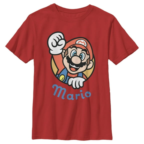 Boy's Nintendo Super Mario Portrait Graphic T-Shirt