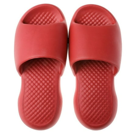 

CoCopeaunt Womens summer sandals Non slip bathroom home slippers Indoor platform slippers Men s lovers Non slip beach slippers