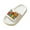 Style 2-White, variant on Toddler Girl Slide Sandals Summer Beach Water Shoes Soft Sole Toddler Sandals White 28