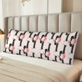 thumbnail image 5 of Naloa Dachshund And Hearts Super Soft 20x60 Body Pillow Case,Long Side Hidden Zipper（PILLOWS ARE NOT INCLUDED）, 5 of 6