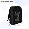 thumbnail image 2 of Real Hasta La Muerte Travel Backpack Lightweight Large Capacity Laptop Backpacks Casual Daypack Rucksack, 2 of 5