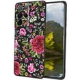 thumbnail image 1 of Pretty-floral-purple-3 Phone Case, Degined for Samsung Galaxy S23 Ultra Case Men Women, Flexible Silicone Shockproof Case for Samsung Galaxy S23 Ultra, 1 of 1