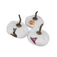 thumbnail image 3 of Calabazas de terciopelo Strade Fareast Limited 3 calabazas artificiales decorativas rústicas 15 cm, 3 of 8