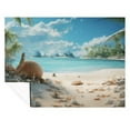 thumbnail image 6 of Seashell On The Beach Flannel Throw Blanket for Gifts for Women Men Girls Boys All Seasons, 6 of 7