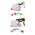 thumbnail image 3 of Esquirla Guitar Capo+5 Pcs Guitar Pick +Wipe Cloth Musical Maintenance Tool, 3 of 8