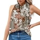 thumbnail image 2 of Camiseta sin mangas estampada a la moda para mujer, blusa, Tops informales Pompotops  lopia1000261, 2 of 5