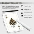 thumbnail image 2 of enttgo Leopard Spades Poker Canvas Wall Art Trendy Cheetah Cool Y2k Poster Minimalist Preppy Aesthetic Prints for Apartment Bedroom Wall Decor 12x16 inch Unframed, 2 of 7