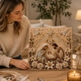 thumbnail image 4 of DIY Christmas Pearl Diamond Paintings Kit, Nativity Scene Pearl Diamond Paintings Art Kit, Religious Christmas Diamond Paintings for Holiday Wall Decor & Gift, 11.8x11.8 Inches, #B, 4 of 6