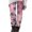 71#Pink, variant on Lounge Pants for Women Full Length Sleepwear Bottoms Stretch Fabric Christmas Pattern Sleep Pants Pajama Bottoms