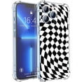 thumbnail image 1 of iPhone 13 Pro Max Pro Max 6.7 Inch Checkers Case Compatible with iPhone 13 Pro Max,Aesthetic Art Design TPU Full Cover Shock-proof Case, 1 of 2