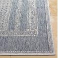 thumbnail image 5 of Mark&Day Outdoor Rugs, 6x9 Iowa Falls Global Indoor/Outdoor Navy Area Rug, Non Shedding Blue Brown Cream Carpet for Patio, Porch, Deck, Bedroom, Living Room or Kitchen (6'7" x 9'), 5 of 6