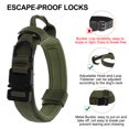 thumbnail image 5 of Unique Bargains Dog Collar for Large Dogs Adjustable Heavy Duty Collar with Handle Tactical Dog Collar Heavy Duty Dog Collar Army Green L, 5 of 7