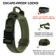 thumbnail image 5 of Collar para perros grandes Unique Bargains, collar ajustable de alta resistencia con asa, collar táctico para perros, collar de alta resistencia color verde militar L, 5 of 7