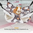 thumbnail image 2 of 2 Pieces Guinea Pig Rat Hammock Guinea Pig Ferret Hanging Hammock Toys Bed for Small Animals Small, 2 of 8