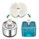 thumbnail image 3 of Fuente de carbón activado FLhrweasw filtro de reemplazo dispensador de agua para perros gatos y mascotas 8 uds, 3 of 7