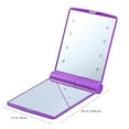 thumbnail image 2 of Moluckfu LED Folding Mirror Púrpura Con Plegable Y Rotación De, 2 of 6