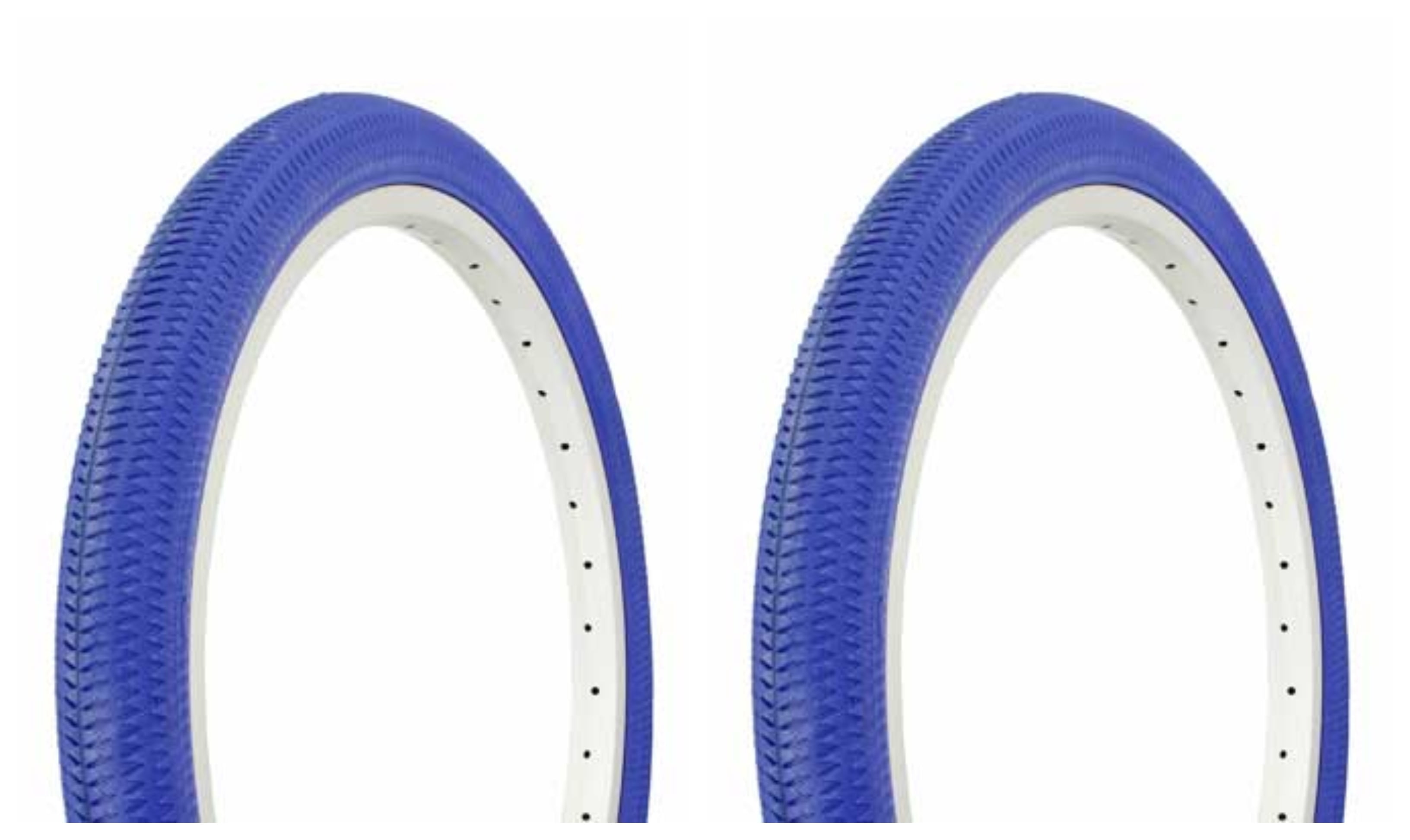 blue bike tires