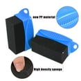 thumbnail image 5 of Unique Bargains 4pcs Car Tire Tyre Wheel Detailing Shine Contour Applicator Pad Sponge Foam Brush Blue, 5 of 6