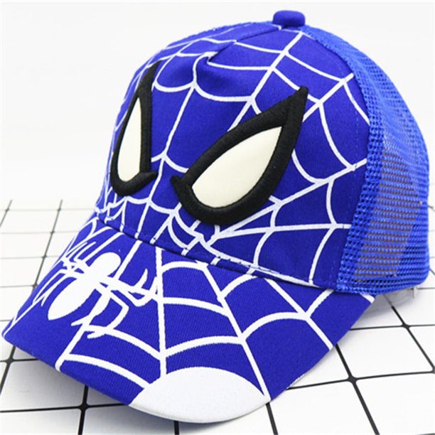 Gorra de béisbol con diseño de Héroe de Disney para niños, gorro de dibujos animados, protector solar, sombrilla, ocio, red, Marvel, Spiderman, regalo Fivean unisex