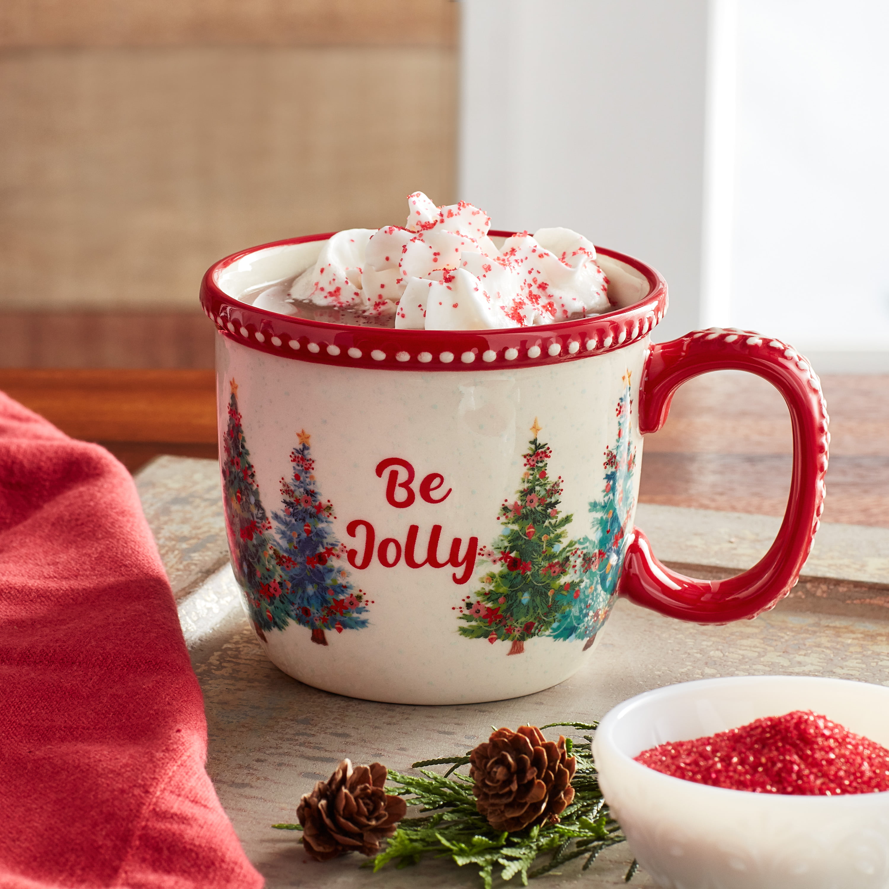 Comfort & Joy – Red Christmas Mug