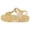 /c13Gold27, variant on WEIGFI Children'S Sandals Fashion Jelly Breathable Open Toe Soft Sole Casual Summer Footwear Adjustable Strap Funny Holiday Shoes,Black,2.5-3 Years