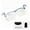 White Frame / Clear Lens, variant on Polarized Cap Clip Sunglasses, Flip-Up UV400 Outdoor Visor Lens with 360° Adjustable Clip for Fishing, Cycling, Hiking & Driving, White Frame / Clear Lens