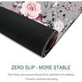 thumbnail image 5 of Extended Gaming Mouse Pad, 35.5x15.75" Non-Slip Oversized Desk Pad Mousepad with Stitched Edges Waterproof Keyboard Mouse Mat Desk Protector for Game, Office and Home, Gray Rose, 5 of 6