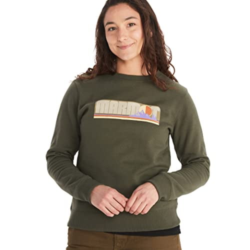 MARMOT WOMEN'S MONTANE CREW SWEATSHIRT WOMEN XL NORI