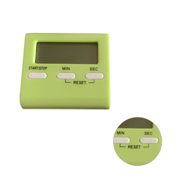 Temporizador de cocina digital Naiovety LCD Verde
