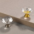thumbnail image 4 of Juego de 6 perillas de puerta de gabinete de cristal JAMW dorado 3,1*2,9 CM, 4 of 4