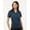 Navy Melange, variant on AllPro 4HM00L Women's Performance Mélange Polo-Maroon Melange-M