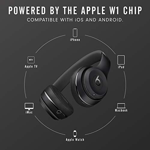 Open Box Beats Solo3 Wireless On-Ear Headphones - Black - Walmart.com