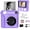 Purple, variant on YYhl Instant Print Kids Camera 1080P Selfie Digital Camera, Christmas Birthday Gifts Portable Travel Toy for Boys & Girls Age 3-12 Pink
