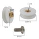 thumbnail image 2 of 8Pcs Shower Room Pulley Bathroom Sliding Glass Door Wheels Nylon Copper Roller Shower Door Rollers Replace With Screws 225mm, 2 of 5