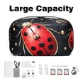 thumbnail image 3 of Seven Starred Ladybird Hard Drive and Cord Storage Organizer PC Case, Waterproof Oxford Cloth Electronic Organizer Travel Case, Outdoor Small Storage Box, 5.9x9.44x3.14 in., 3 of 6
