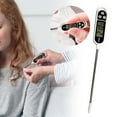 thumbnail image 1 of BKER Meat Food Candy Probe Instant Read Digital Cooking Kitchen BBQ Grill With Long Probe For Liquids Pork Milk Yogurt Deep Fry Roast Baking Temper, 1 of 6