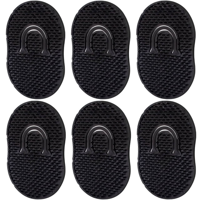 Peines de bolsillo para el cabello, cepillo portátil para barba para hombre, cepillo de mano de plástico para dedos de la palma, peines para masaje del cuero cabelludo, peines para champú, cepillos pa