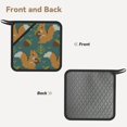 thumbnail image 2 of Honeii Knitted Woodland Squirrel for Silicone Trivets for Hot Pots and Pans -Trivet Mat - Heat Resistant Silicone Trivet - Hot Plate Mats, 2 of 8