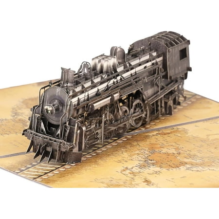 Steam Train 3D Pop Up Fathers Day Card Vintage Steam Train Design Handmade Class Train Birthday Card Ideal Gift for Father s Day Birthday for Dad Grandad Husband Men Boyfriend Adults; 6 Steam Train 3D Pop Up Fathers Day Card Vintage Steam Train Design Handmade Class Train Birthday Card Ideal Gift for Father s Day Birthday for Dad Grandad Husband Men Boyfriend Adults; 6