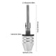 thumbnail image 4 of Portabrocas sin Llave de 03-34mm Portabrocas Adaptador de Vástago Redondo de 235mm para Herramienta de Taladro de Impacto Mini Taladro Eléctrico Amoladora ANGGREK Otros, 4 of 8