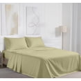 thumbnail image 2 of RUVANTI 100% Cotton Sheets – King Size Percale Bedding, Cooling & Breathable, Durable with a Crisp, Soft & Comfortable Feel, 16" Deep Pocket, 4-Piece Set, Sage Green, 2 of 7