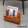 thumbnail image 4 of Fabulaxe 9-Inch Magazine Rack, Floor Standing Book Basket, Newspaper Holder and File Holders - Nursery Decor, Desk Accessory, Living Room and Guest Room Essentials, Home Office, and Waiting Areas, 4 of 8