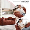 thumbnail image 3 of Giant Bean Bag Chair - Oversized Bean Bag Couch for Adults and Kids, Big Bean Bag Sofa Chair Floor Sofa with Pillows and Stuffer for Gaming, Reading, Dorm Apartment Living Room - Red, 3 of 8