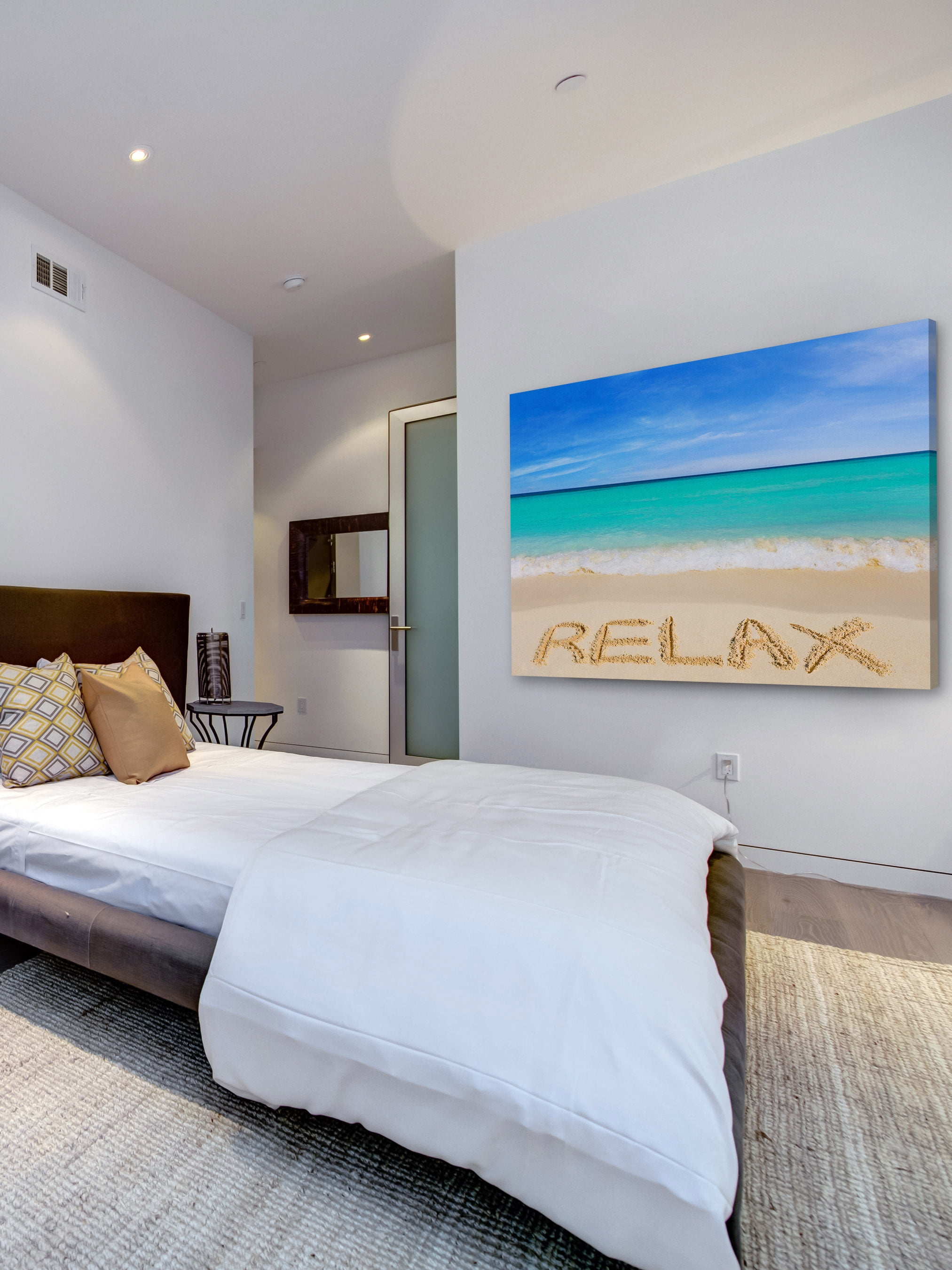 "Relax" Painting Print on Wrapped Canvas