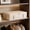Beige, variant on 31.50x18.5x9.84in Large Capacity Underbed Storage Box Pull-Out Design Non-Woven Fabric Transparent Top Moisture-Proof Organizer for Clothing Bedding Books Dorm & Home Space-Saving Storage