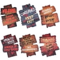 thumbnail image 4 of 6Pcs Halloween Yard Signs Portable Hanging Sign for Garden (Random Style), 4 of 7