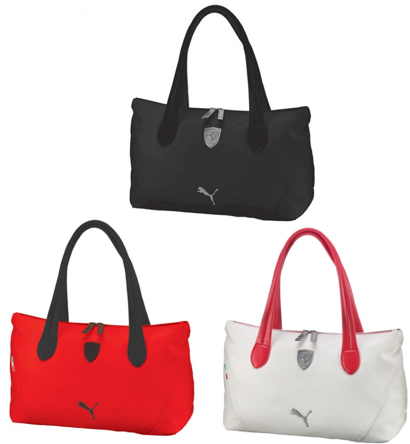 Puma Ferrari Ladies LS Leather Hand Bag 