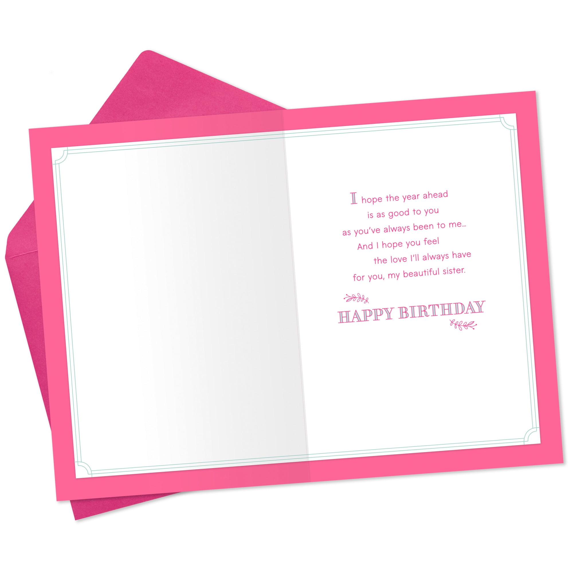 Hallmark Birthday Card for Sister (Hoping You Feel the Love)